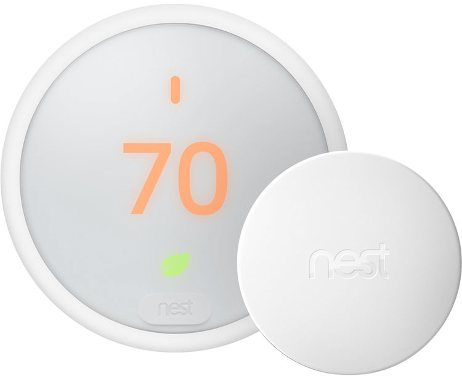 Nest smart thermostat and temperature sensor for efficient home climate control
